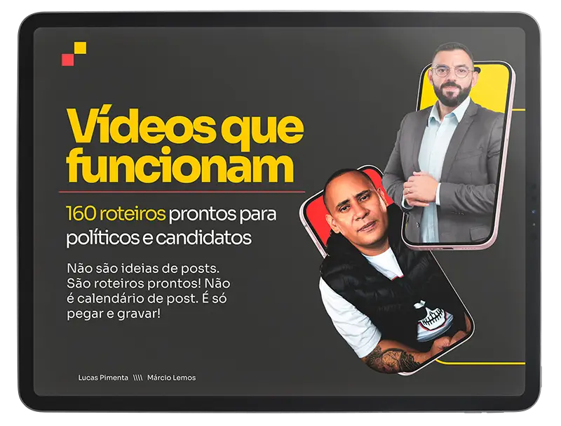 Vídeos para políticos: 160 roteiros de vídeos prontos para políticos e candidatos